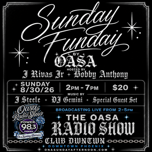 Sunday Funday by OASA (Live broadcast of the OASA RADIO SHOW)