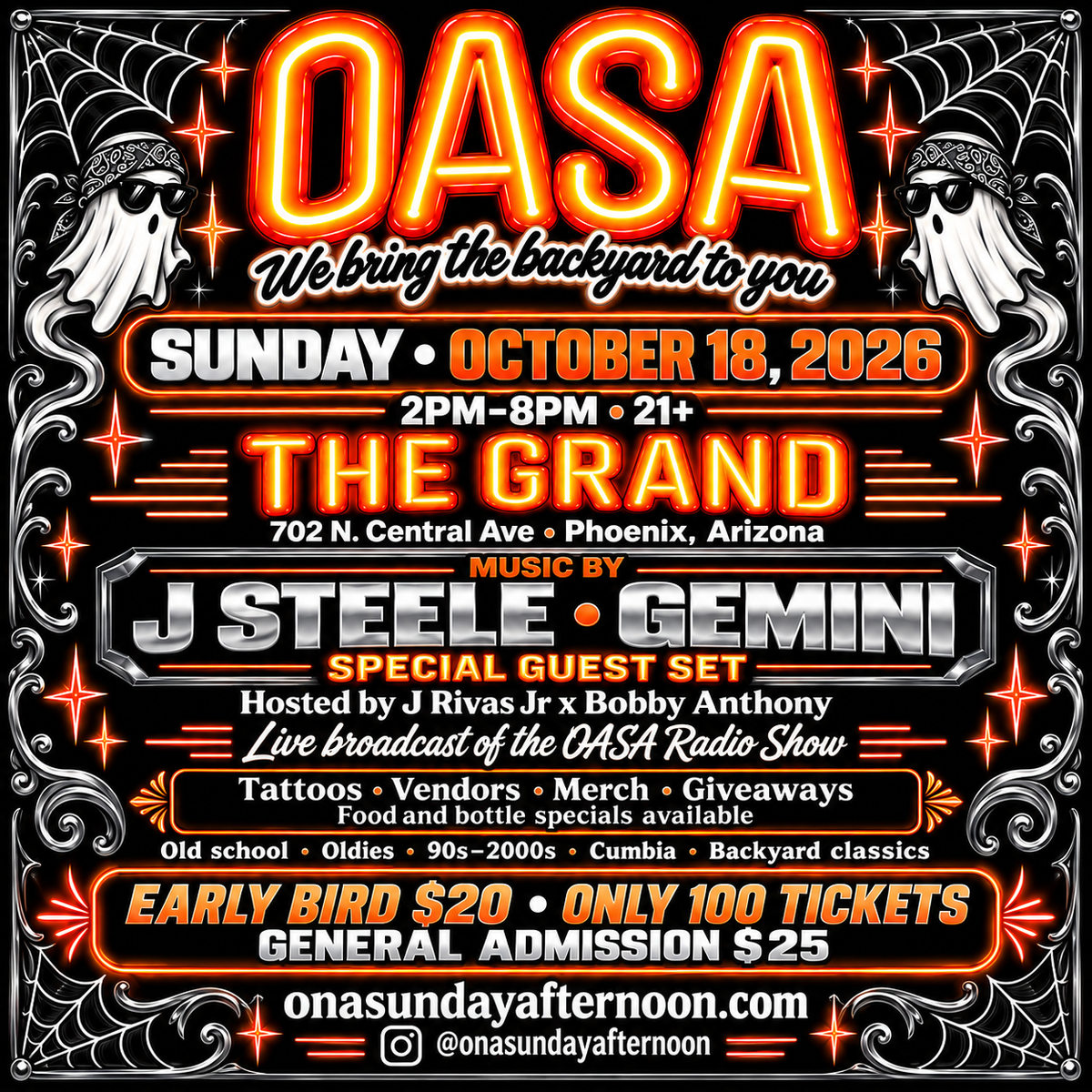 OASA at The Grand — October 18, 2026