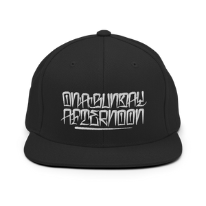 Handwritten OASA Chris Barazza art Snapback Hat