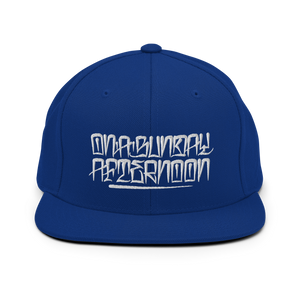 Handwritten OASA Chris Barazza art Snapback Hat